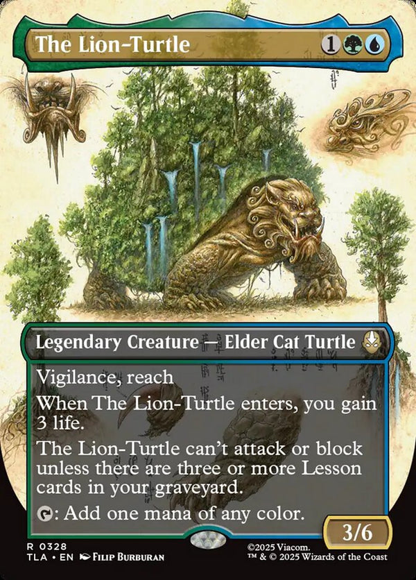 The Lion-Turtle (Borderless) - Magic: The Gathering