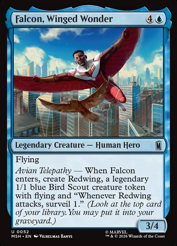 Falcon, Winged Wonder - Magic: The Gathering