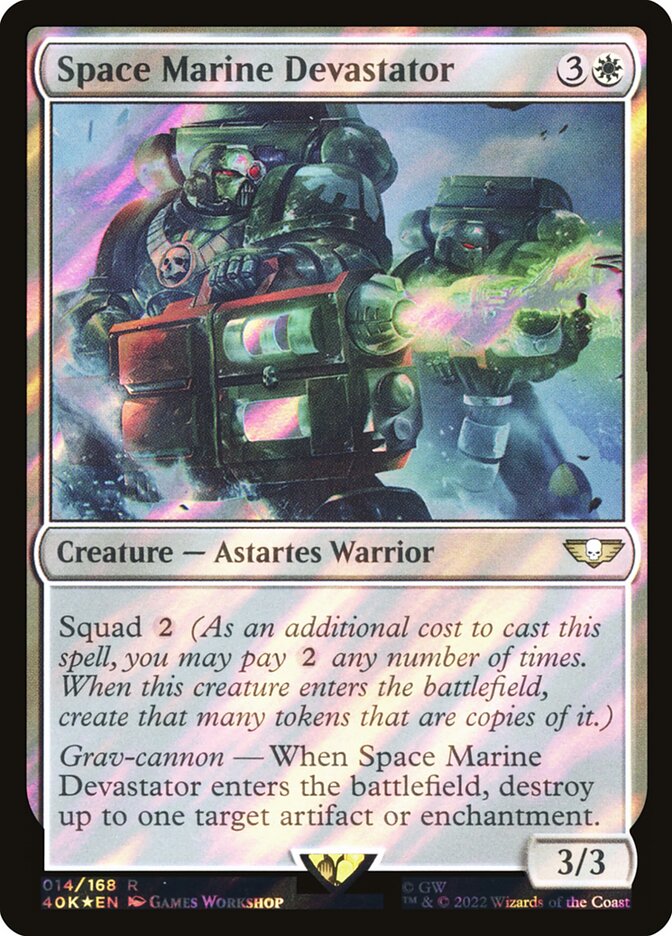 Space Marine Devastator (Surge Foil)