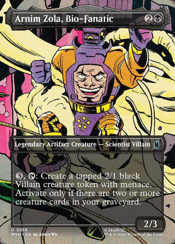 Arnim Zola, Bio-Fanatic (Borderless) - Magic: The Gathering