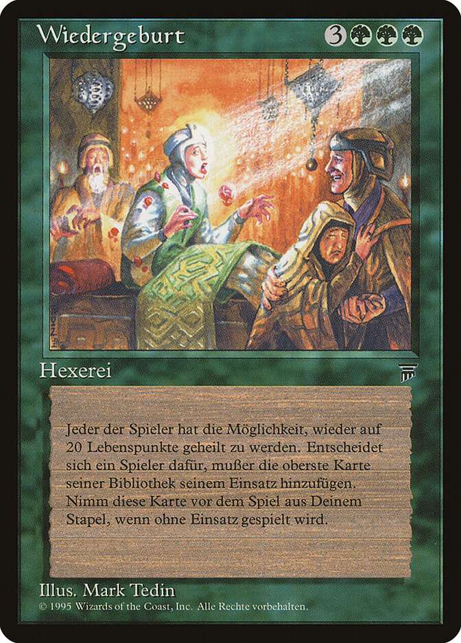 Rebirth (German) - "Wiedergeburt"
