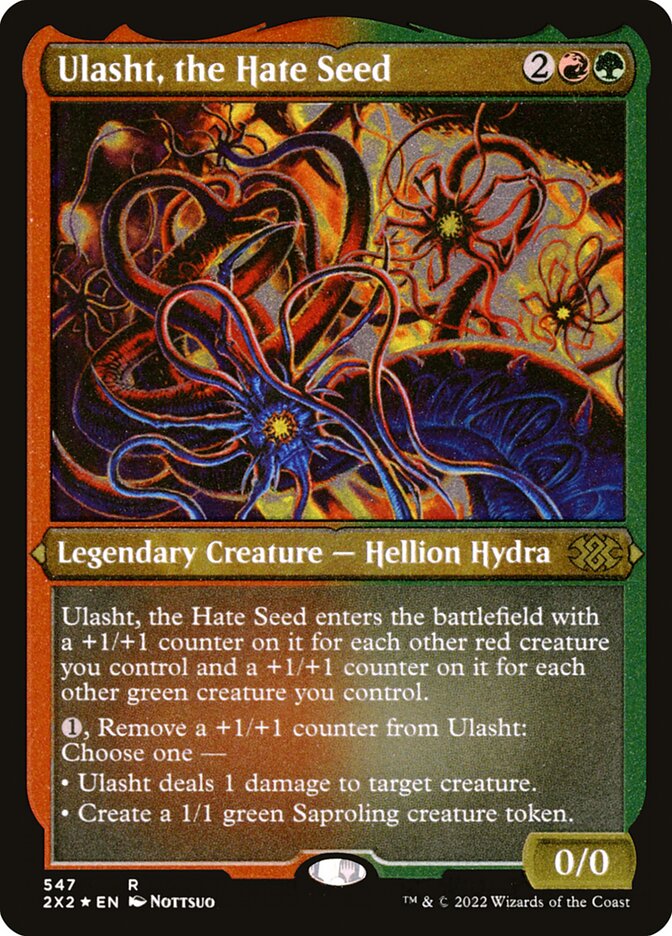 Ulasht, the Hate Seed (Foil Etched)