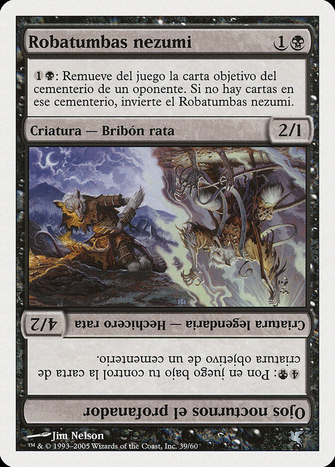 Nezumi Graverobber // Nighteyes the Desecrator (Italian) - "Nezumi Profanatombe" (A39)