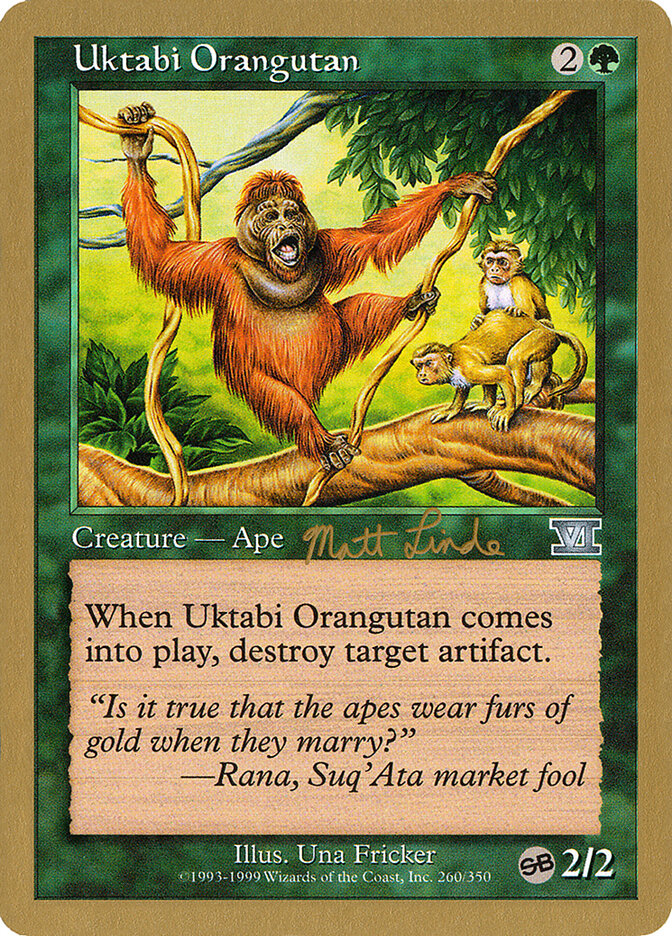 Uktabi Orangutan - 1999 Matt Linde (6ED) (SB)