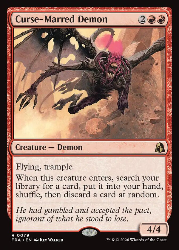 Curse-Marred Demon (FRA 79) - Magic: The Gathering