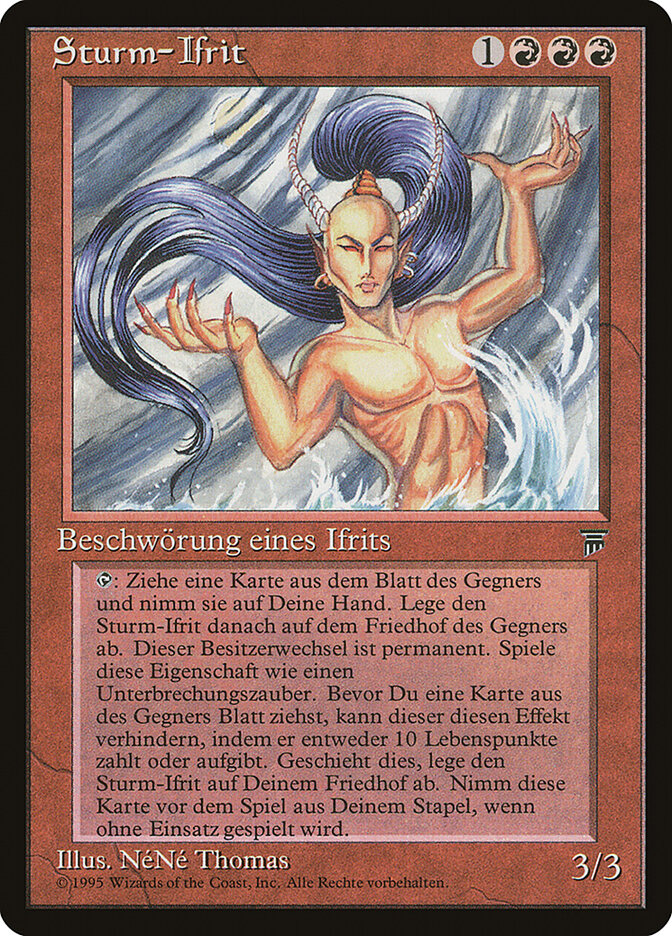Tempest Efreet (German)- "Sturm-Ifrit"
