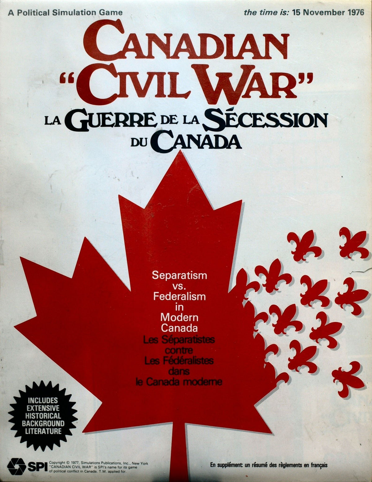 Canadian Civil War: La Guerre de la Sécession du Canada