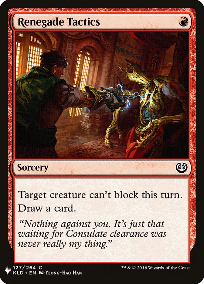 Renegade Tactics (KLD)