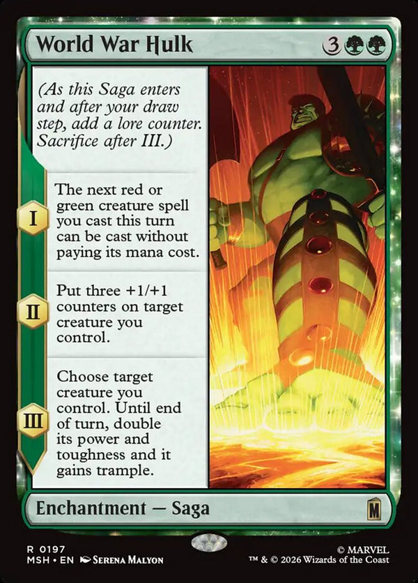 World War Hulk (MSH 197) - Magic: The Gathering