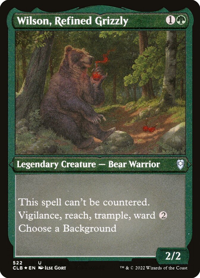 Wilson, Refined Grizzly (Foil Etched)