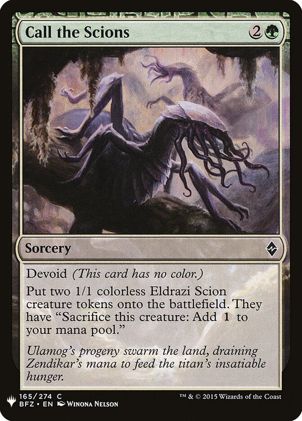 Call the Scions - Magic: The Gathering