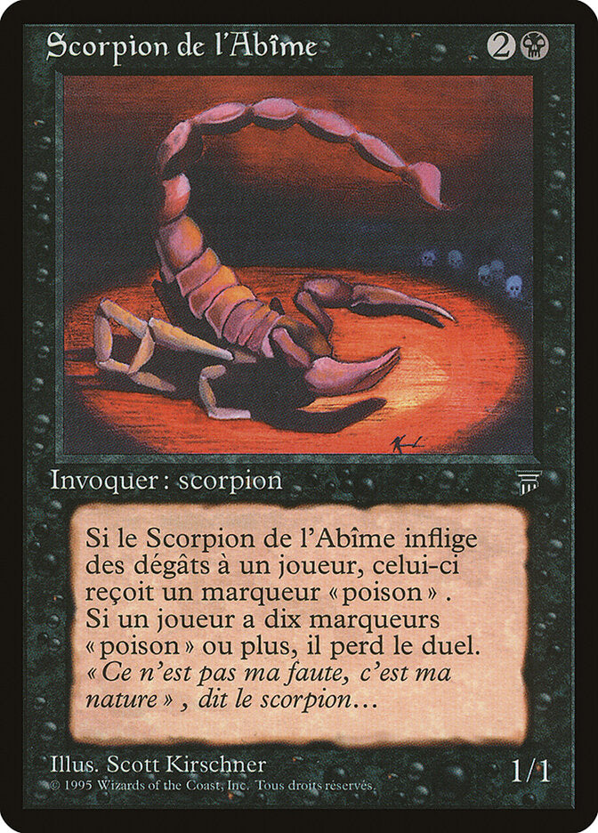 Pit Scorpion (French) - "Scorpion de l'Abime"