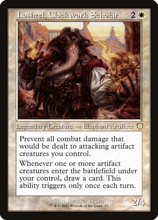Losheel, Clockwork Scholar (Retro Frame)