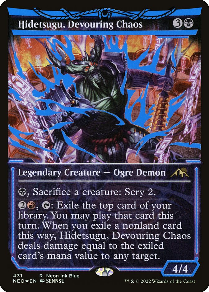 Hidetsugu, Devouring Chaos (Neon Blue)