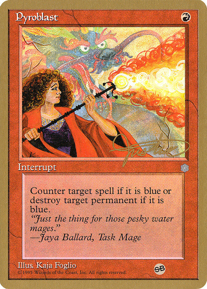 Pyroblast - 1996 Mark Justice (ICE) (SB)