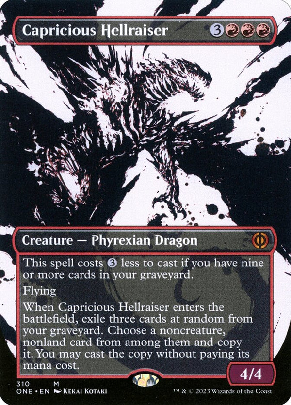 Capricious Hellraiser (Showcase) - Magic: The Gathering