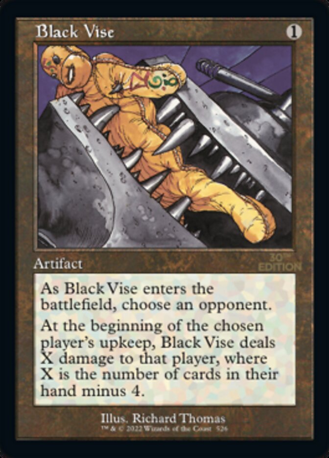 Black Vise (Retro Frame)