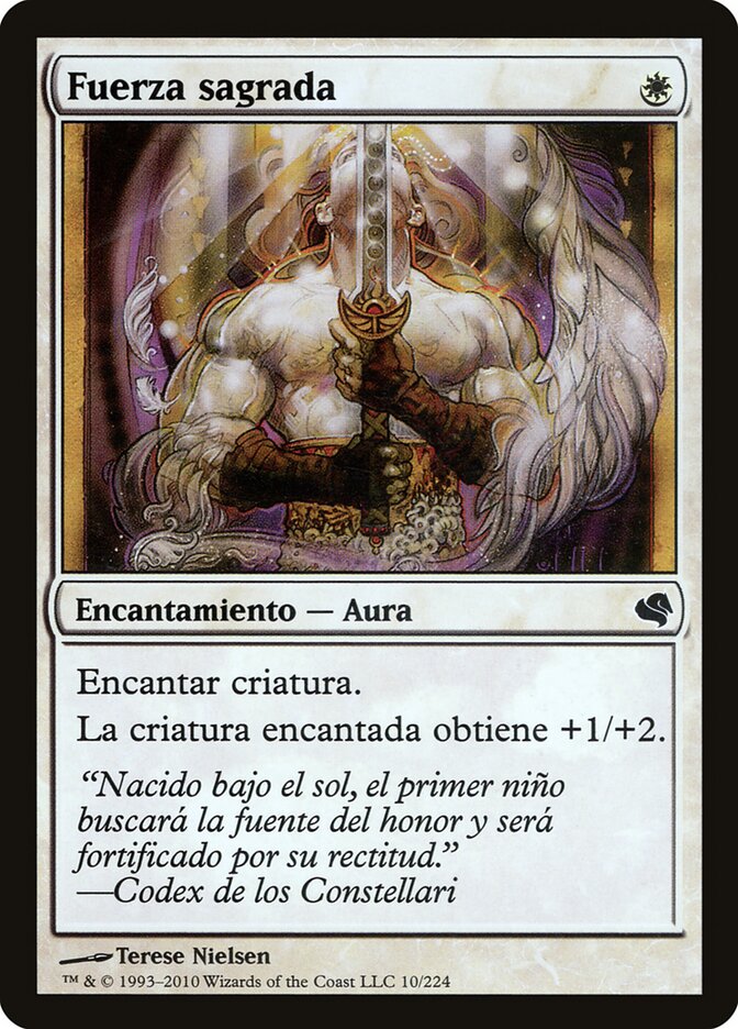 Holy Strength (Spanish) - "Fuerza sagrada"