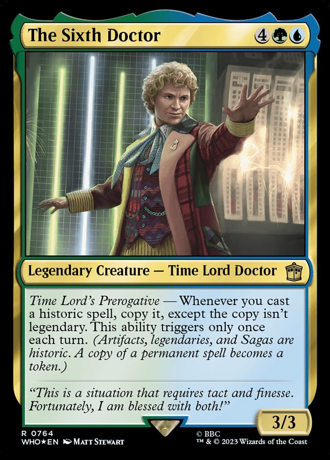 The Sixth Doctor (Surge Foil)