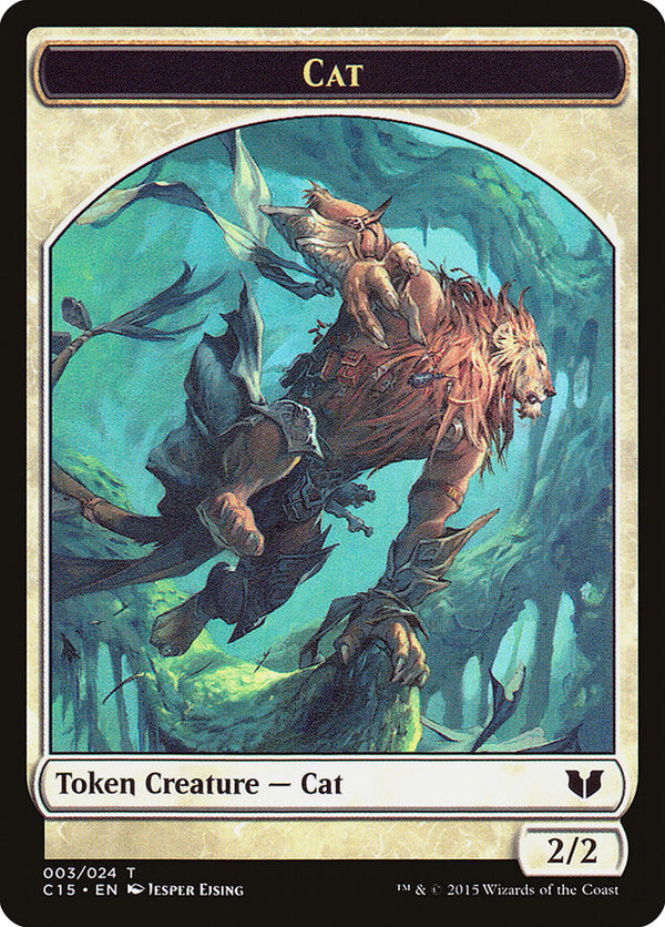 Cat // Zombie Double-Sided Token - Magic: The Gathering