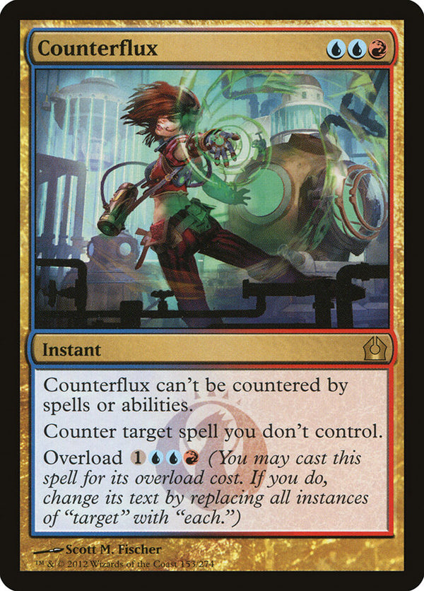 Counterflux (RTR 153) - Magic: The Gathering