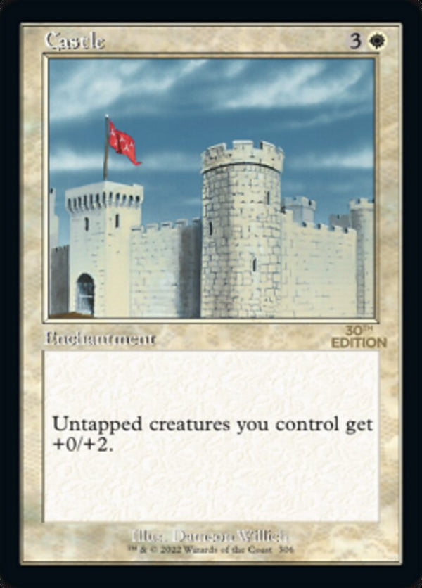 Castle (Retro Frame) - Magic: The Gathering
