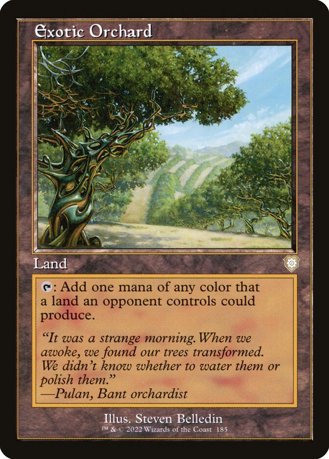 Exotic Orchard (Retro Frame)