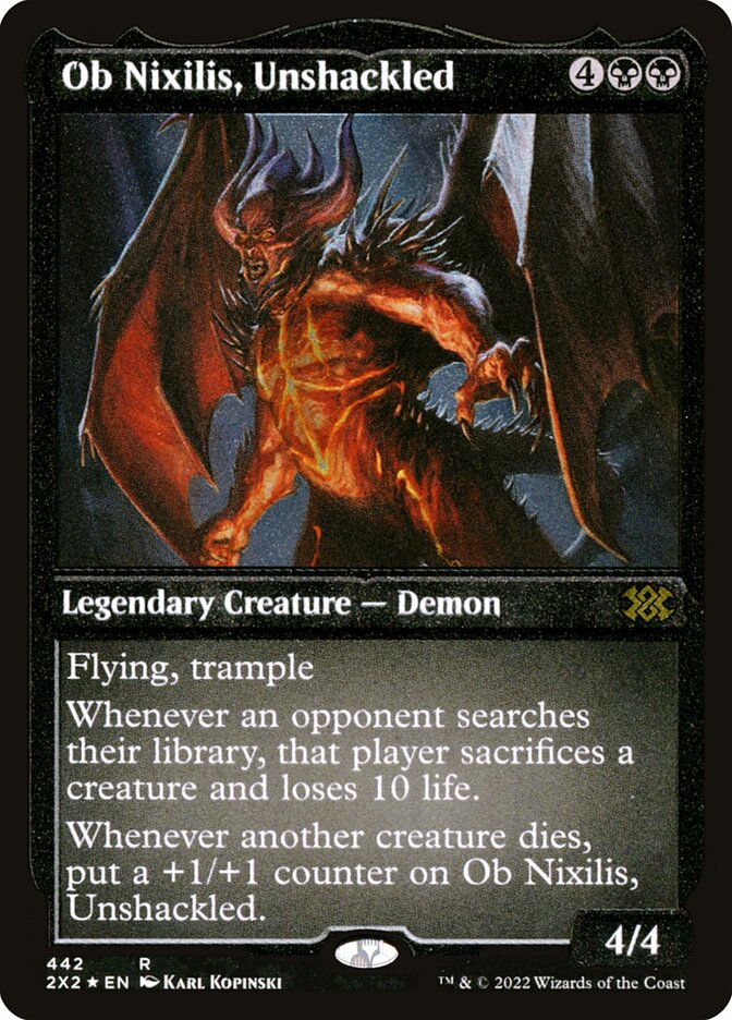Ob Nixilis, Unshackled (Foil Etched)