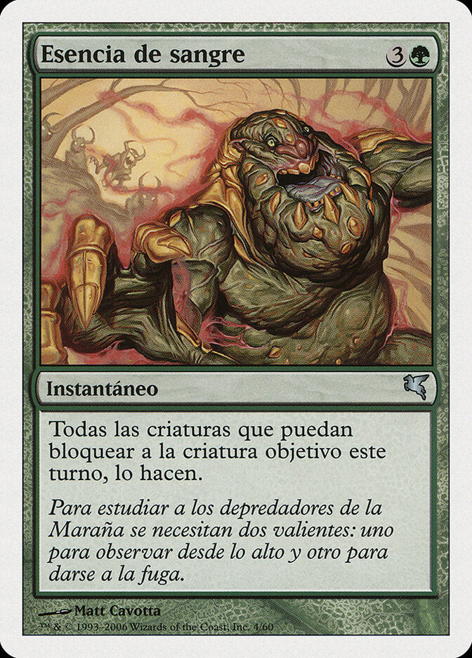 Bloodscent (Spanish) - "Esencia de sangre"