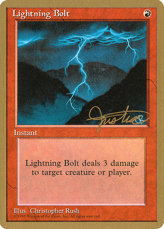 Lightning Bolt - 1996 Mark Justice (4ED)