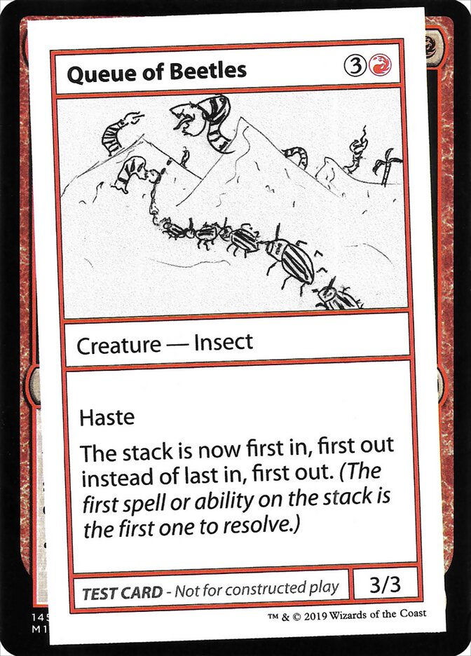 Queue of Beetles (No PW Symbol)