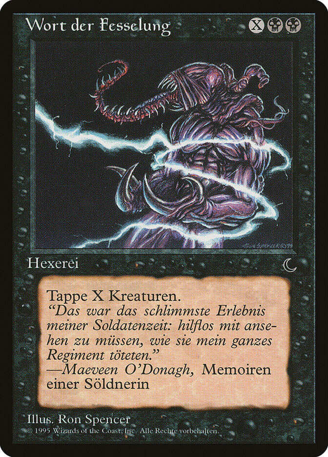 Word of Binding (German) - "Wort der Fesselung"