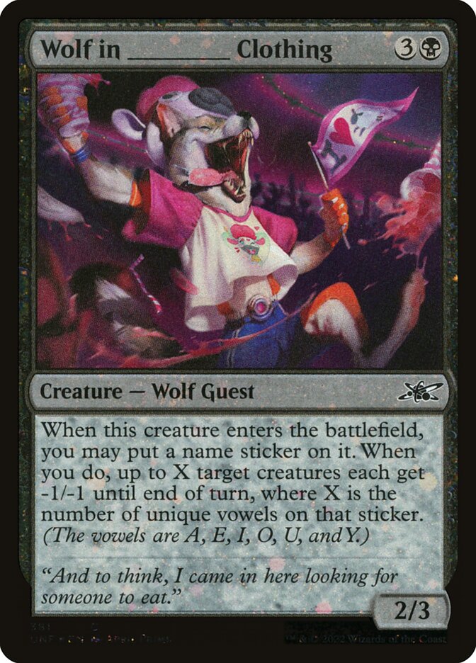 Wolf in _______ Clothing (Galaxy Foil)