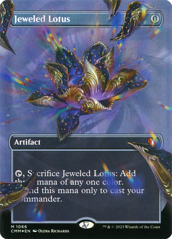 Jeweled Lotus (Textured Foil)