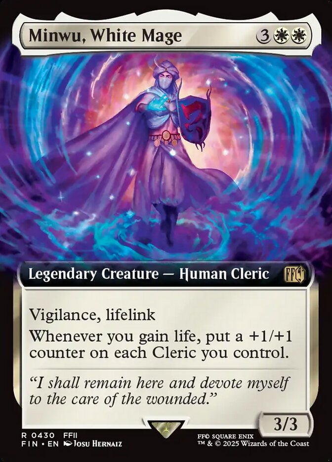 Minwu, White Mage (Extended Art)
