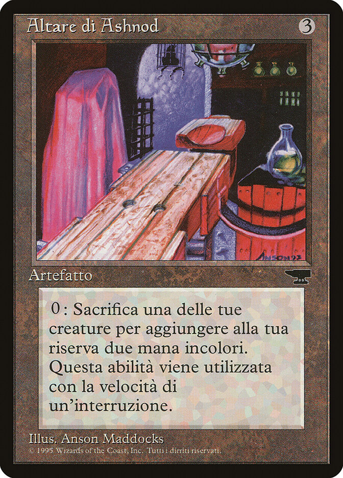 Ashnod's Altar (Italian) - "Altare di Ashnod"
