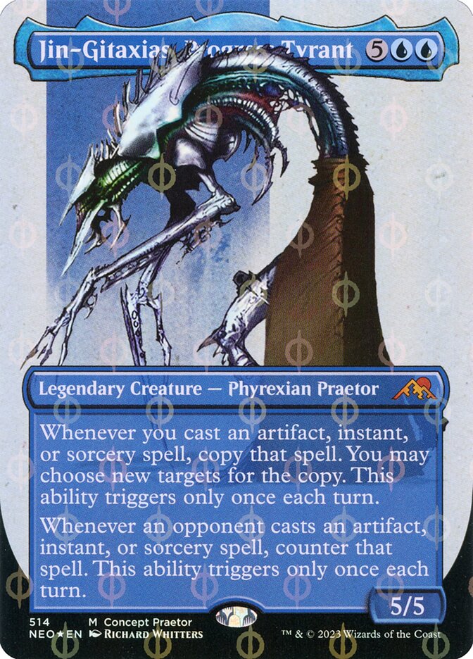 Jin-Gitaxias, Progress Tyrant (Concept Praetor) (Step-And-Compleat Foil)