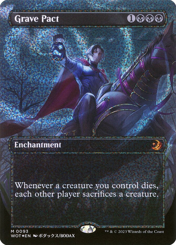 Grave Pact (Anime Borderless) (Confetti Foil)