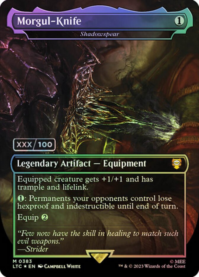 Morgul-Knife - Shadowspear (Serial Numbered)