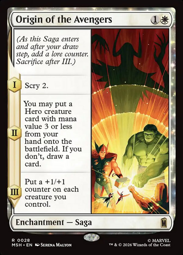 Origin of the Avengers - Magic: The Gathering