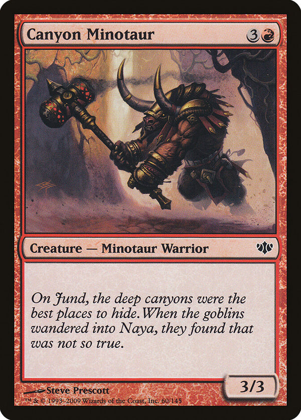 Canyon Minotaur - Magic: The Gathering