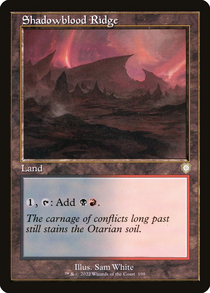 Shadowblood Ridge (Retro Frame)