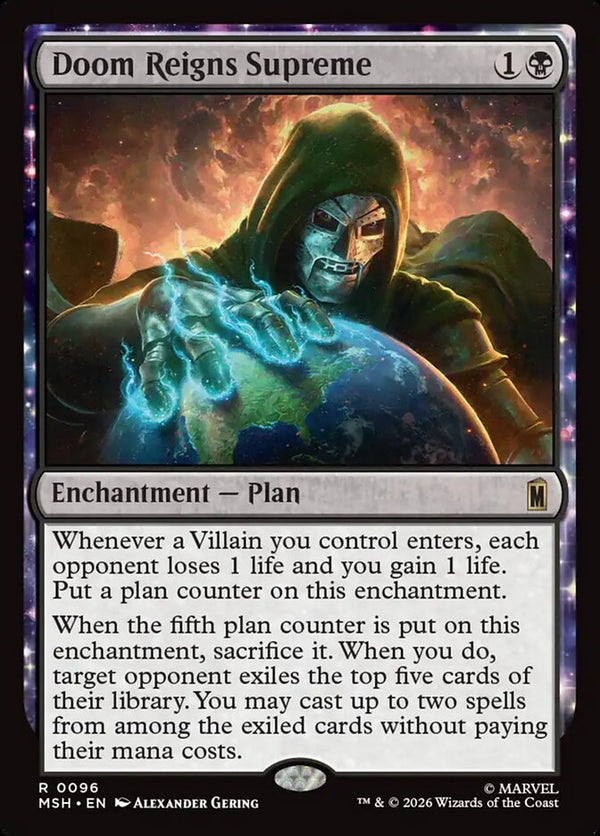 Doom Reigns Supreme (MSH 96) - Magic: The Gathering