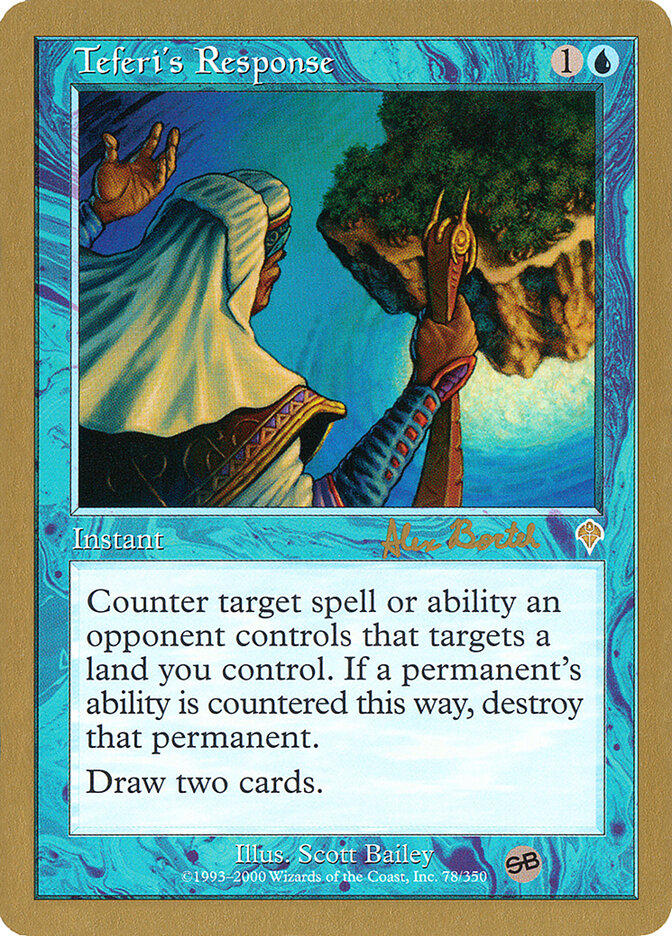 Teferi's Response - 2001 Alex Borteh (INV) (SB)