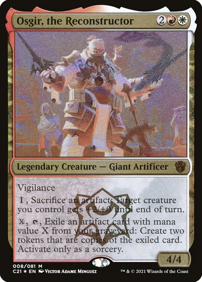 Osgir, the Reconstructor (Display Commander) - Thick Stock