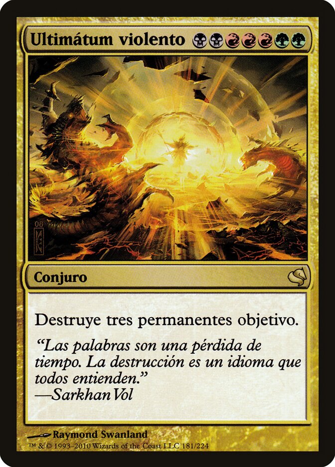 Violent Ultimatum (Spanish) - "Ultimatum violento"
