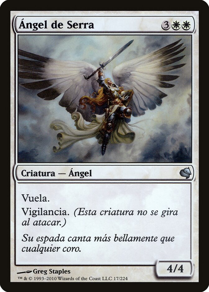 Serra Angel (Spanish) - "Angel de Serra"