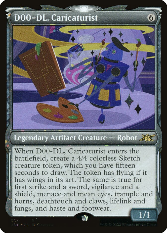 D00-DL, Caricaturist (Showcase) (Galaxy Foil)