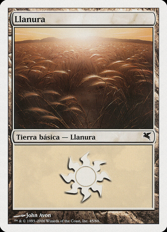 Plains (Spanish) - "Llanura" (G45)