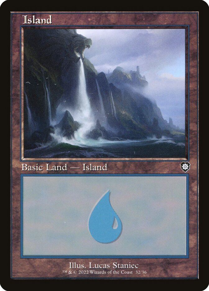 Island (32) (Retro Frame)
